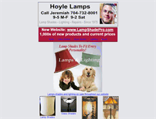 Tablet Screenshot of hoylelamps.com